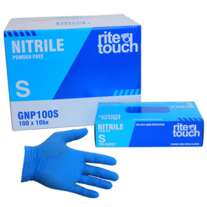 PF Nitrile Gloves- Small (Blue) GNP100S